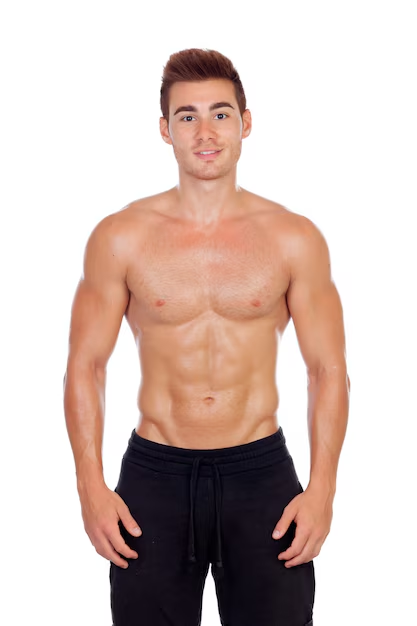 hombre que sabe comer después de entrenar